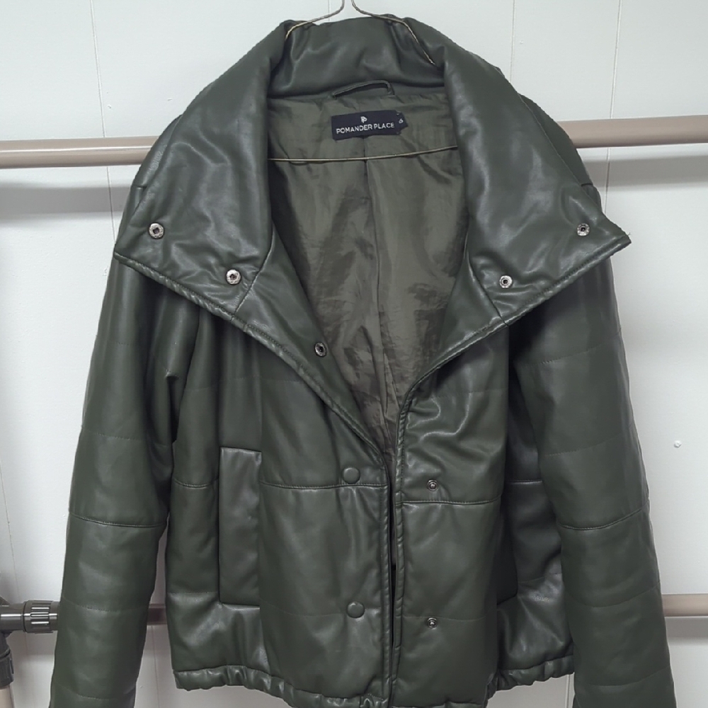 Pomander Place Olive Outerwear